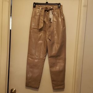 Current air faux leather pant Small